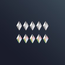 [GDC960] 네일아트파츠 다이아몬드쉐입