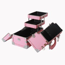 메이크업박스 2단 (대) 핑크 (32x22cm) DFF203-N PINK